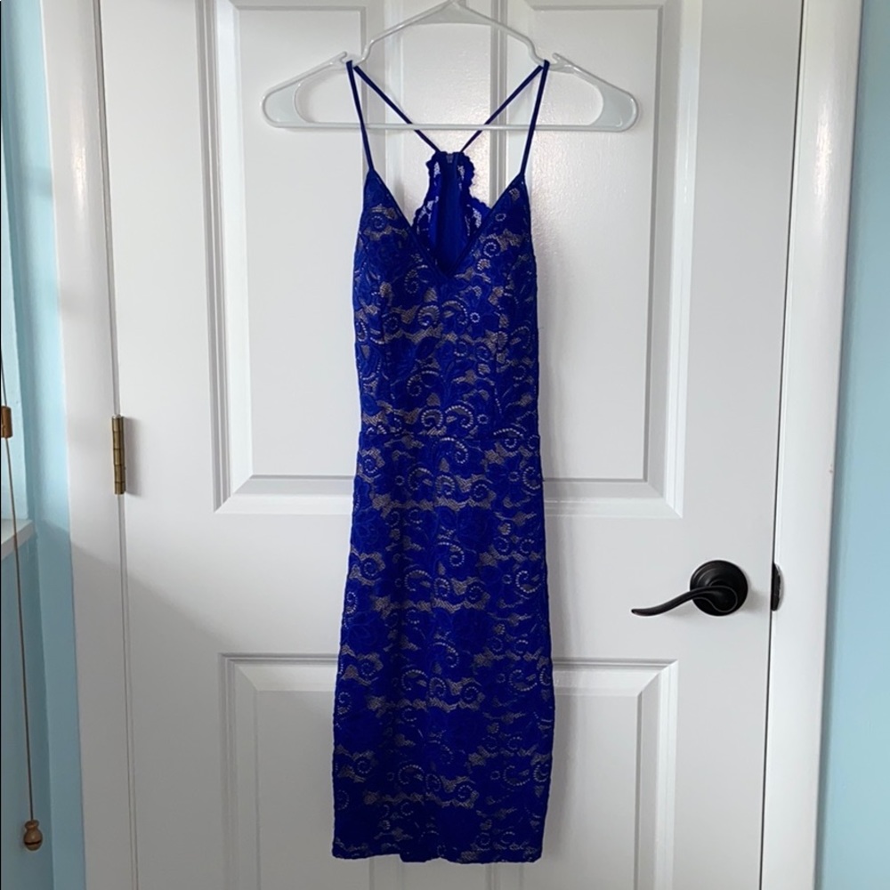 Blue Lace Dress